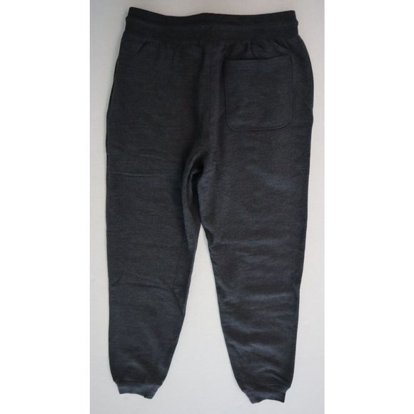 J. Crew BJ349 SBL Men's Sz S Black/Gray Pacific Fleece Jogger Sweatpants $80 - Picture 2 of 9